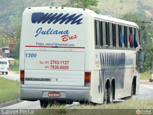 Juliana Bus 1300 na cidade de Rio Bonito, Rio de Janeiro, Brasil, por Gabriel Peclat. ID da foto: 233019.