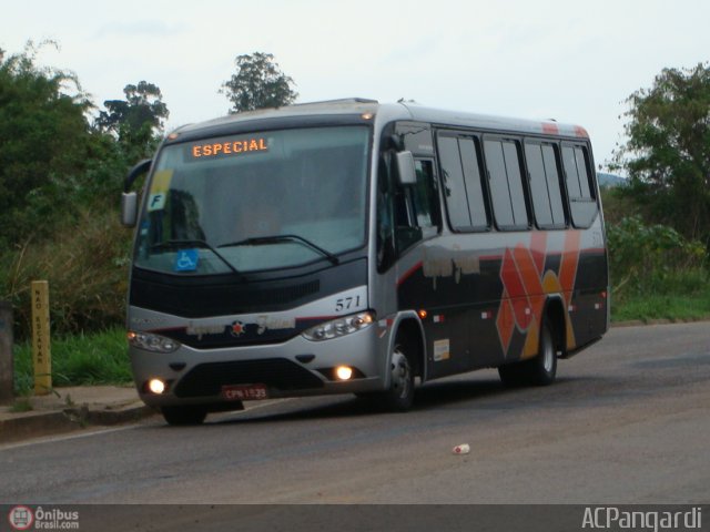 Nossa Senhora de Fátima Auto Ônibus 571 na cidade de Bragança Paulista, São Paulo, Brasil, por Antonio Carlos Pangardi. ID da foto: 233228.