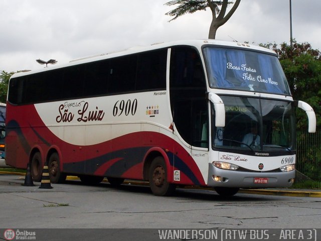 Expresso São Luiz 6900 na cidade de São Paulo, São Paulo, Brasil, por Wanderson Costa Silva. Número da foto: #233361.