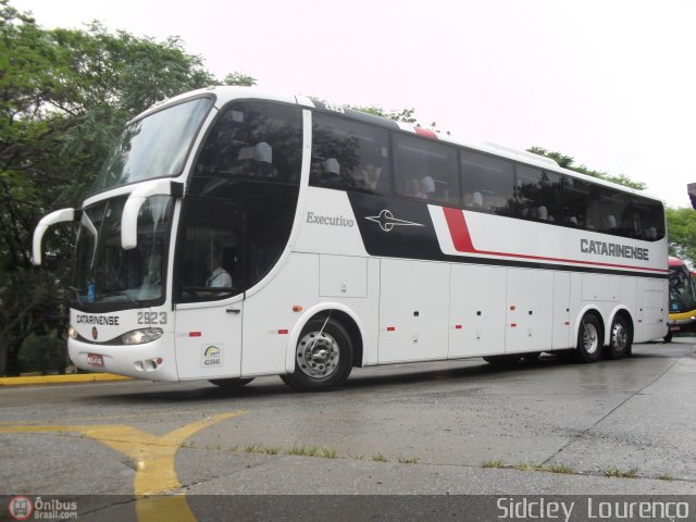 Auto Viação Catarinense 2923 na cidade de São Paulo, São Paulo, Brasil, por Sidcley Lourenço. Número da foto: #234434.