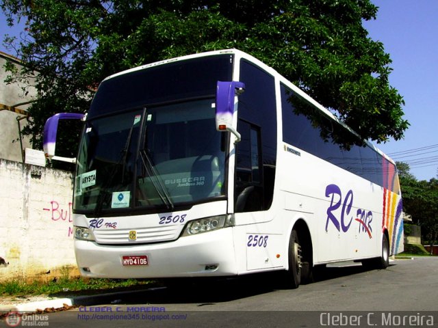 RC Tur Transportes e Turismo 2508 na cidade de São Paulo, São Paulo, Brasil, por Cleber C.  Moreira. ID da foto: 250269.