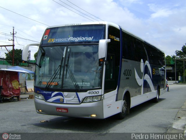 Expresso Regional 4000 na cidade de São Paulo, São Paulo, Brasil, por Pedro Henrique Rodrigues. Número da foto: #250003.