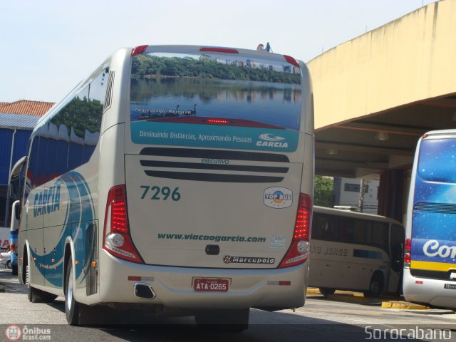 Viação Garcia 7296 na cidade de Sorocaba, São Paulo, Brasil, por Elias  Junior. Número da foto: #256736.