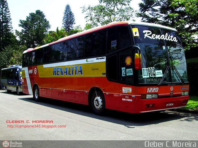 Renalita Transportes e Turismo 1220 na cidade de São Paulo, São Paulo, Brasil, por Cleber C.  Moreira. Número da foto: #257222.