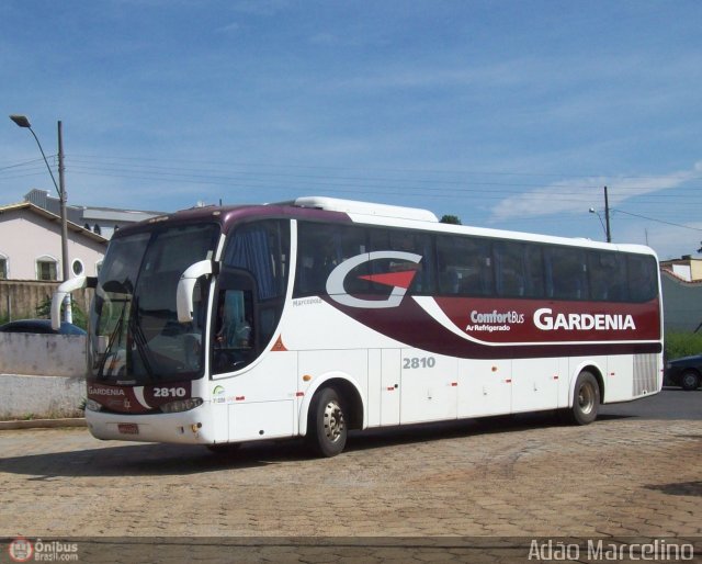 Expresso Gardenia 2810 na cidade de Lavras, Minas Gerais, Brasil, por Adão Raimundo Marcelino. ID da foto: 258101.