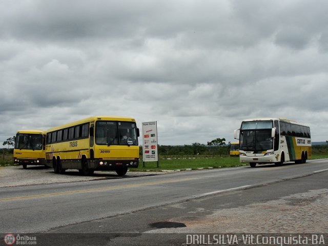 Viação Itapemirim 30155 na cidade de Vitória da Conquista, Bahia, Brasil, por Drill Silva. ID da foto: 258112.