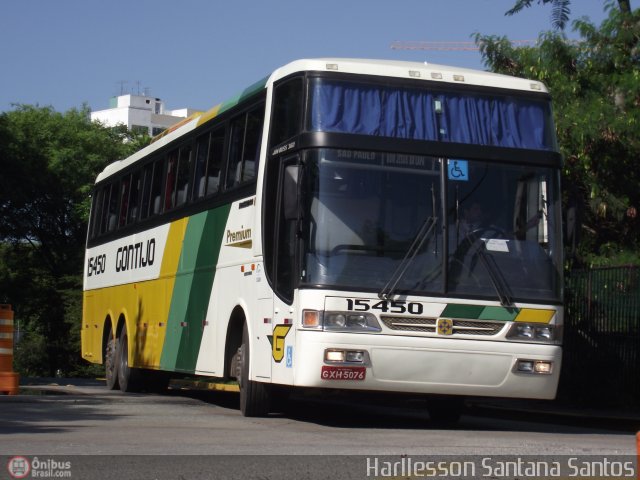 Empresa Gontijo de Transportes 15450 na cidade de São Paulo, São Paulo, Brasil, por Harllesson Santana Santos. Número da foto: #259703.