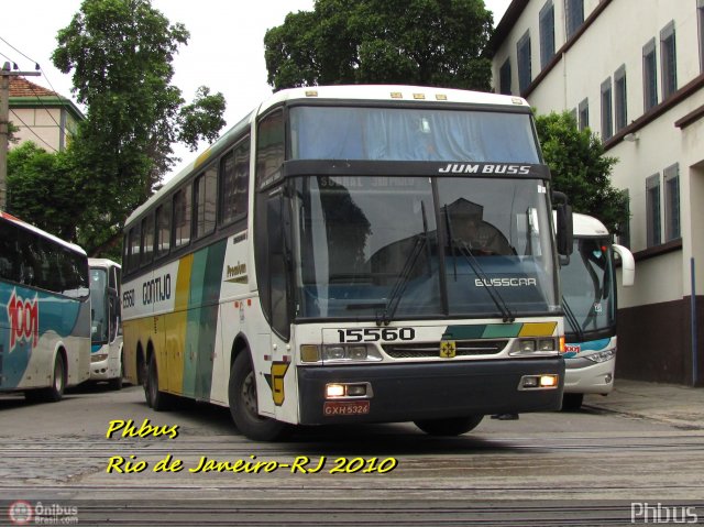 Empresa Gontijo de Transportes 15560 na cidade de Rio de Janeiro, Rio de Janeiro, Brasil, por Paulo Henrique. ID da foto: 261026.