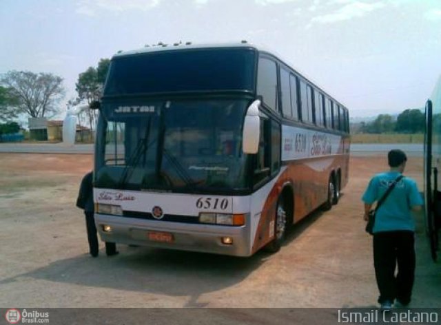 Expresso São Luiz 6510 na cidade de Indiara, Goiás, Brasil, por Ismail Caetano. Número da foto: #260780.