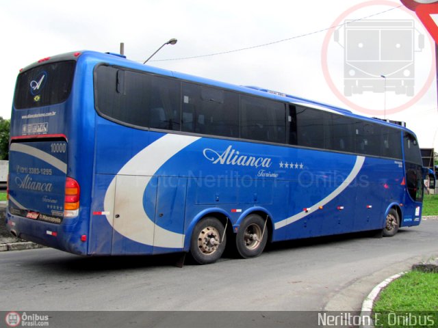Aliança Turismo e Transporte 10000 na cidade de São Paulo, São Paulo, Brasil, por Nerilton F.  ônibus. Número da foto: #262090.