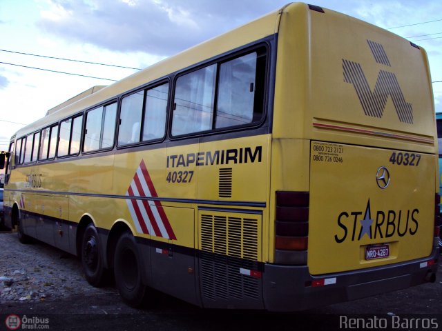 Viação Itapemirim 40327 na cidade de Santa Cruz do Capibaribe, Pernambuco, Brasil, por Renato Barros. Número da foto: #261565.