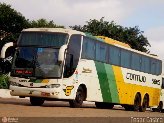 Empresa Gontijo de Transportes 5885 na cidade de Porto Velho, Rondônia, Brasil, por César Castro. Número da foto: #261654.