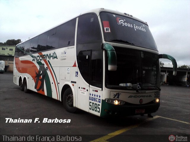 Empresa de Transportes Andorinha 5085 na cidade de Presidente Prudente, São Paulo, Brasil, por Thainan de França Barbosa. ID da foto: 261471.
