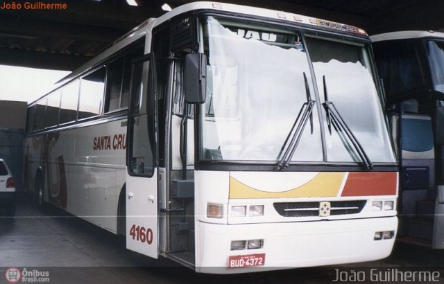 Viação Santa Cruz 4160 na cidade de Jaú, São Paulo, Brasil, por João Guilherme Lopes. ID da foto: 261630.