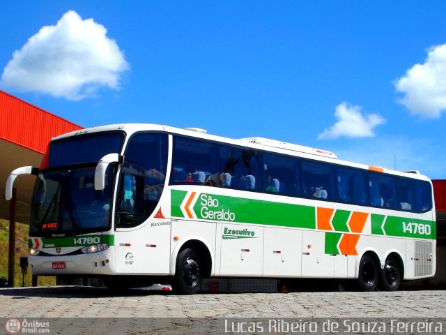 Cia. São Geraldo de Viação 14780 na cidade de João Monlevade, Minas Gerais, Brasil, por Lucas  Ribeiro. Número da foto: #263935.