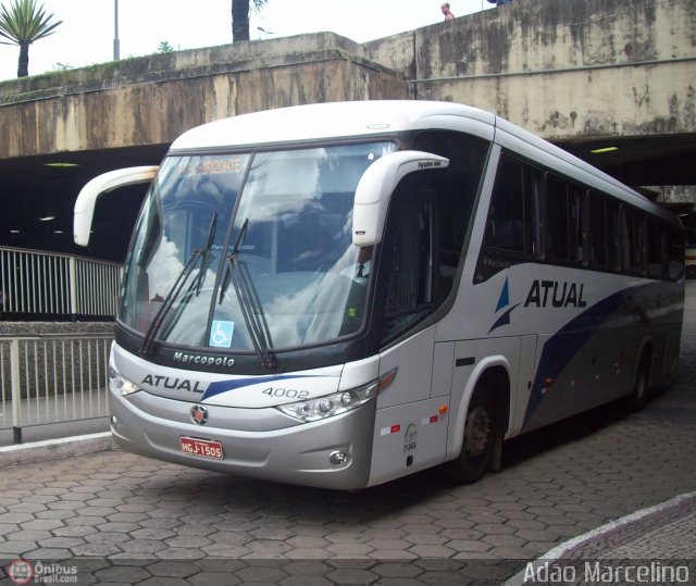 Cia Atual 4002 na cidade de Belo Horizonte, Minas Gerais, Brasil, por Adão Raimundo Marcelino. Número da foto: #264407.
