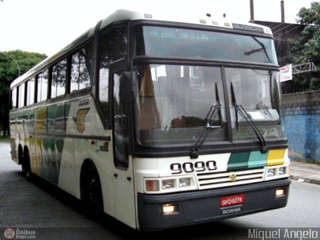 Empresa Gontijo de Transportes 9090 na cidade de São Paulo, São Paulo, Brasil, por Miguel Angelo. Número da foto: #264105.