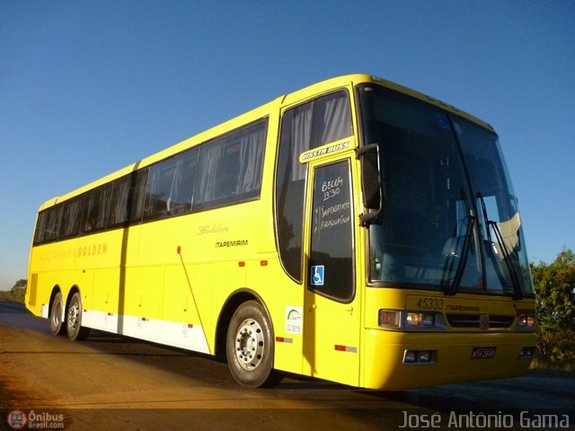 Viação Itapemirim 45333 na cidade de Gama, Distrito Federal, Brasil, por José Antônio Gama. Número da foto: #250801.