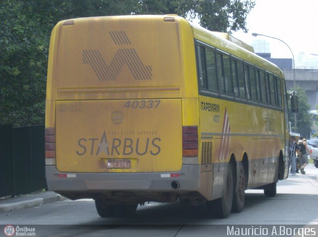 Viação Itapemirim 40337 na cidade de São Paulo, São Paulo, Brasil, por Mauricio A. Borges. ID da foto: 264908.