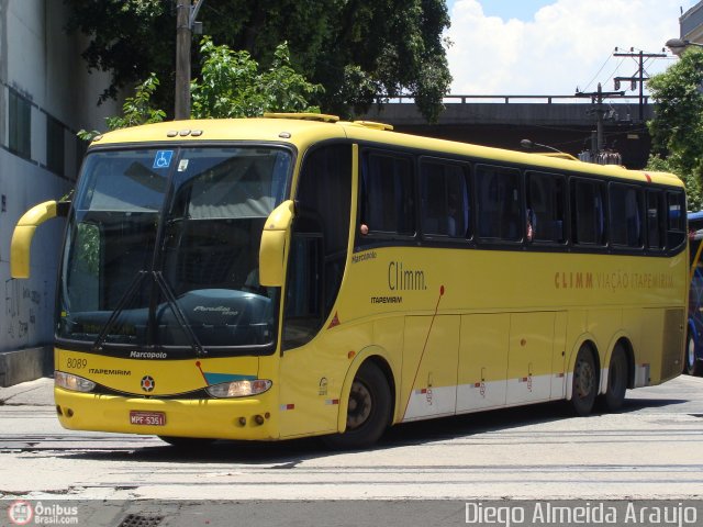 Viação Itapemirim 8089 na cidade de Rio de Janeiro, Rio de Janeiro, Brasil, por Diego Almeida Araujo. Número da foto: #266138.