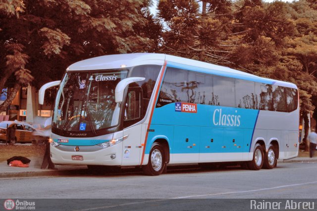 Empresa de Ônibus Nossa Senhora da Penha 50015 na cidade de Curitiba, Paraná, Brasil, por Rainer Abreu. Número da foto: #265727.