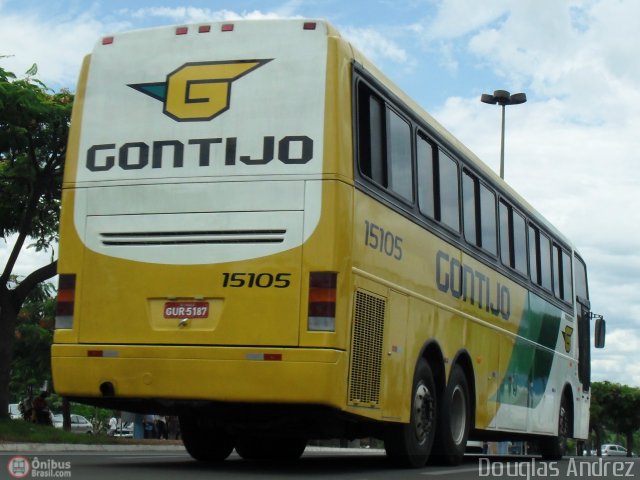 Empresa Gontijo de Transportes 15105 na cidade de Goiânia, Goiás, Brasil, por Douglas Andrez. Número da foto: #266989.