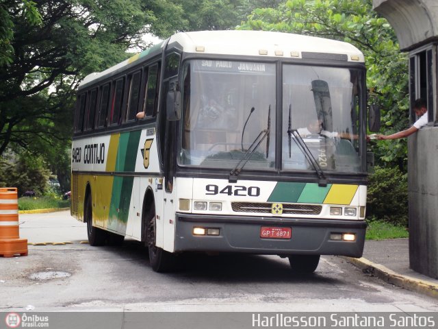 Empresa Gontijo de Transportes 9420 na cidade de São Paulo, São Paulo, Brasil, por Harllesson Santana Santos. ID da foto: 267073.