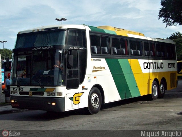 Empresa Gontijo de Transportes 15110 na cidade de São Paulo, São Paulo, Brasil, por Miguel Angelo. ID da foto: 266295.