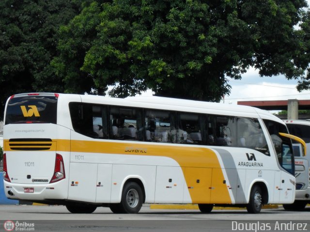 Viação Araguarina 11011 na cidade de Goiânia, Goiás, Brasil, por Douglas Andrez. Número da foto: #267727.