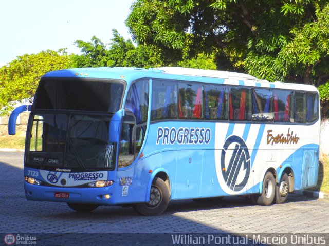 Auto Viação Progresso 7123 na cidade de Maceió, Alagoas, Brasil, por Willian Pontual. ID da foto: 267843.