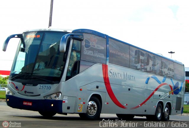 Expresso Santa Marta 25710 na cidade de Goiânia, Goiás, Brasil, por Carlos Júnior. Número da foto: #267902.