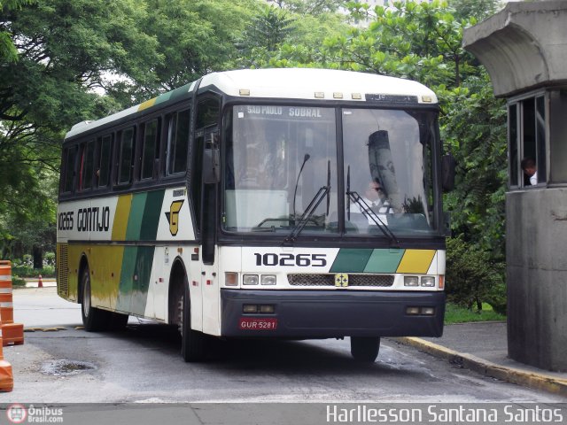 Empresa Gontijo de Transportes 10265 na cidade de São Paulo, São Paulo, Brasil, por Harllesson Santana Santos. ID da foto: 268460.