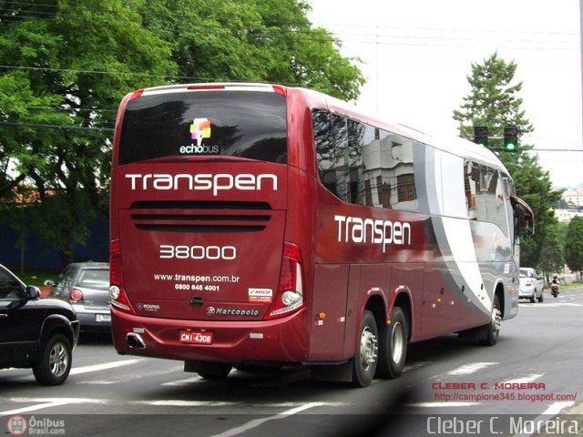 Transpen Transporte Coletivo e Encomendas 38000 na cidade de Sorocaba, São Paulo, Brasil, por Cleber C.  Moreira. ID da foto: 268777.