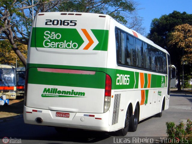 Cia. São Geraldo de Viação 20165 na cidade de Vitória, Espírito Santo, Brasil, por Lucas  Ribeiro. Número da foto: #268612.
