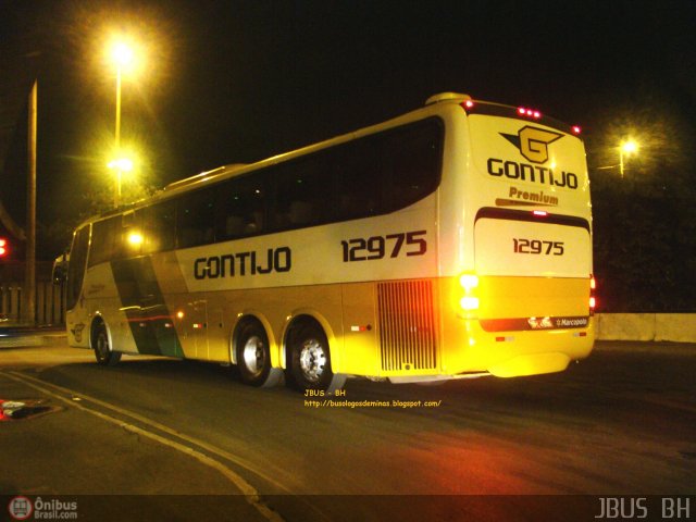 Empresa Gontijo de Transportes 12975 na cidade de Belo Horizonte, Minas Gerais, Brasil, por Jones Bh. ID da foto: 268172.