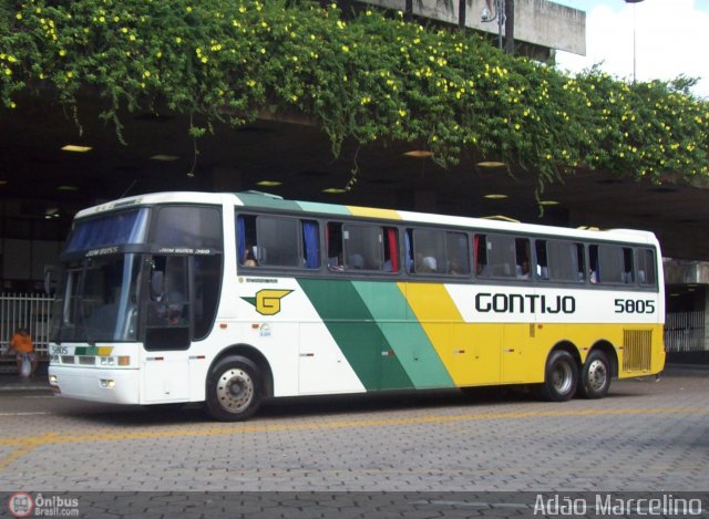 Empresa Gontijo de Transportes 5805 na cidade de Belo Horizonte, Minas Gerais, Brasil, por Adão Raimundo Marcelino. Número da foto: #268767.