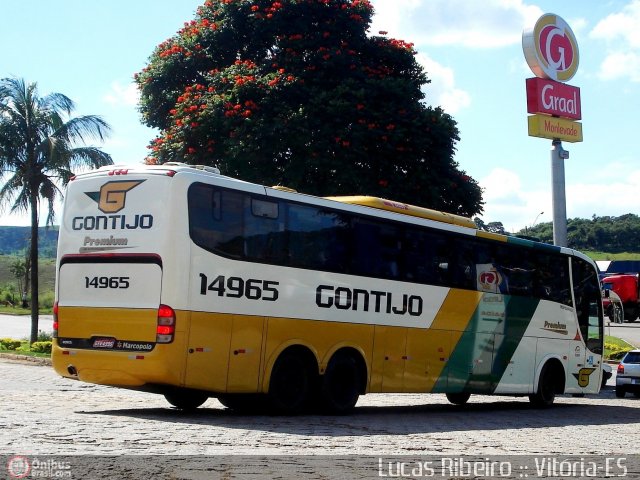 Empresa Gontijo de Transportes 14965 na cidade de João Monlevade, Minas Gerais, Brasil, por Lucas  Ribeiro. Número da foto: #269790.