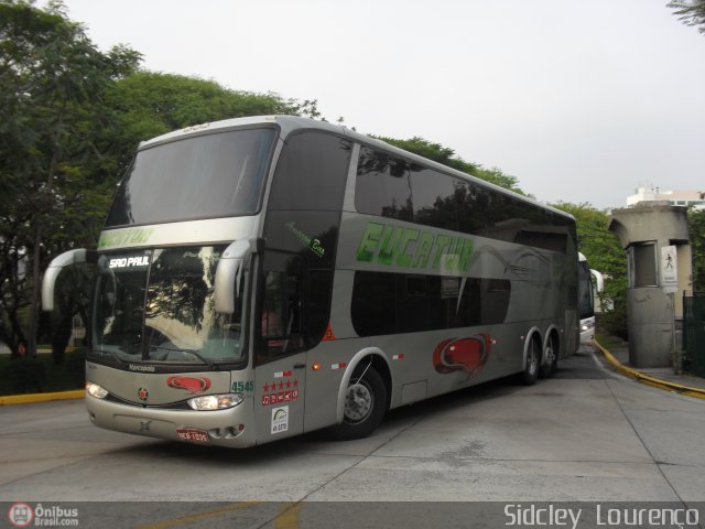 Eucatur - Empresa União Cascavel de Transportes e Turismo 4545 na cidade de São Paulo, São Paulo, Brasil, por Sidcley Lourenço. ID da foto: 269588.