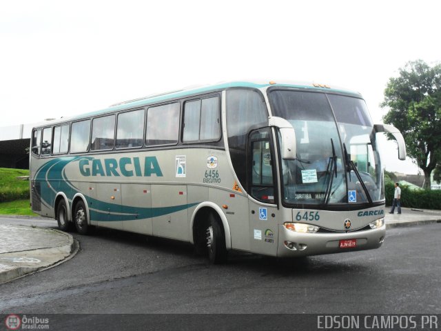 Viação Garcia 6456 na cidade de Ponta Grossa, Paraná, Brasil, por Edson Campos. Número da foto: #269701.