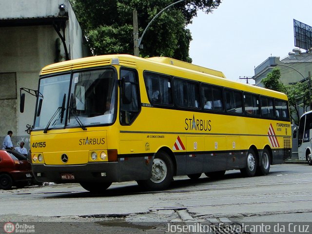 Viação Itapemirim 40155 na cidade de Rio de Janeiro, Rio de Janeiro, Brasil, por Josenilton  Cavalcante da Cruz. ID da foto: 269590.