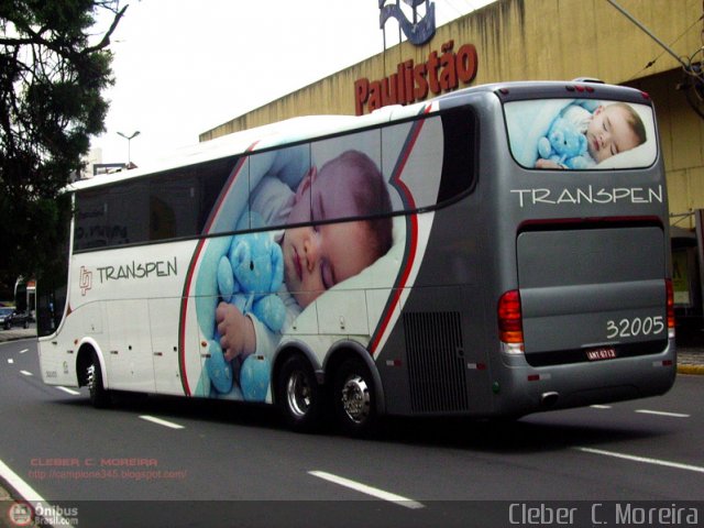 Transpen Transporte Coletivo e Encomendas 32005 na cidade de Sorocaba, São Paulo, Brasil, por Cleber C.  Moreira. Número da foto: #270824.