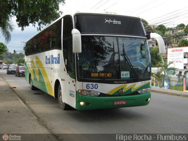 Real Brasil Turismo 630 na cidade de Belford Roxo, Rio de Janeiro, Brasil, por Filipe Rocha. Número da foto: #271030.