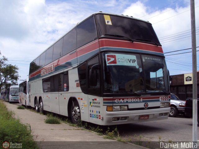 Viação Caprioli 1000 na cidade de Florianópolis, Santa Catarina, Brasil, por Daniel Motta. Número da foto: #271613.