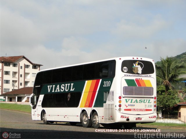 Viasul - Auto Viação Venâncio Aires 3110 na cidade de Joinville, Santa Catarina, Brasil, por Paulo Roberto Chulis. ID da foto: 271930.