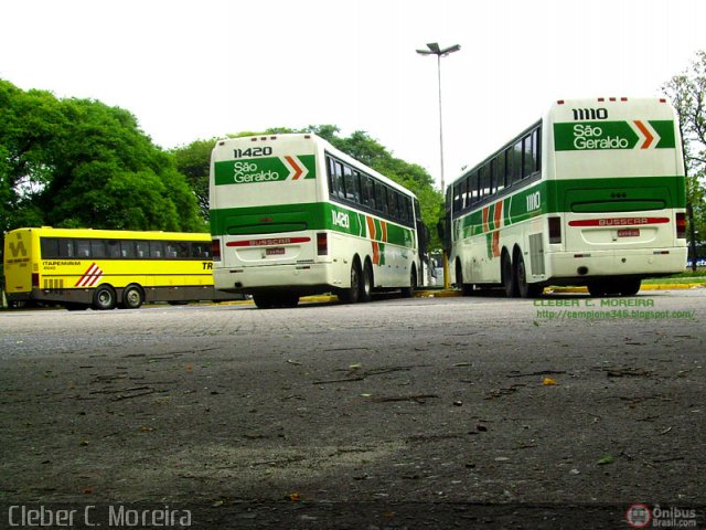 Cia. São Geraldo de Viação 11420 na cidade de São Paulo, São Paulo, Brasil, por Cleber C.  Moreira. Número da foto: #271904.