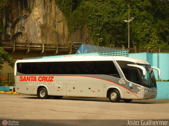 Viação Santa Cruz 222100 na cidade de Santos, São Paulo, Brasil, por João Guilherme Lopes. Número da foto: #272512.