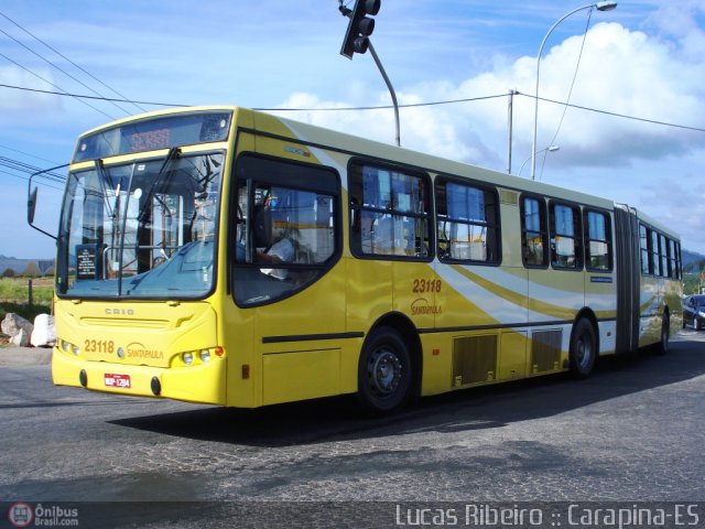 Expresso Santa Paula 23118 na cidade de Serra, Espírito Santo, Brasil, por Lucas  Ribeiro. Número da foto: #273918.