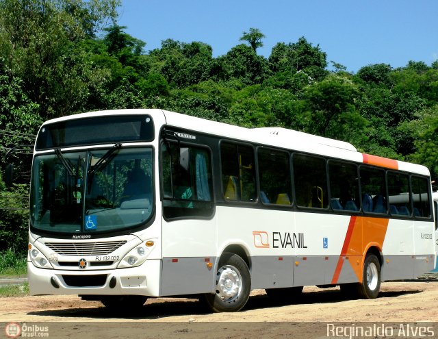 Evanil Transportes e Turismo RJ 132.032 na cidade de Duque de Caxias, Rio de Janeiro, Brasil, por Reginaldo Alves. Número da foto: #274024.