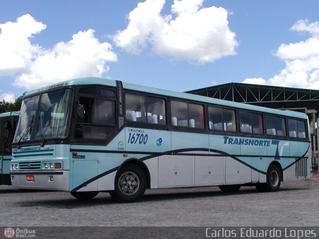 Transnorte - Transporte e Turismo Norte de Minas 16700 na cidade de Montes Claros, Minas Gerais, Brasil, por Carlos Eduardo Lopes. Número da foto: #273309.