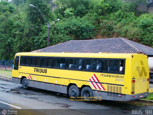 Viação Itapemirim 24011 na cidade de Marechal Floriano, Espírito Santo, Brasil, por Jones Bh. Número da foto: #274746.